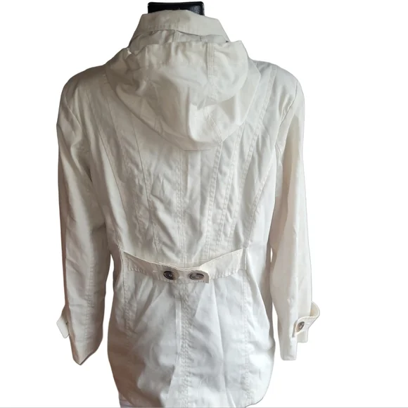 Topaz Light Utility Jacket In White L - Picture 6 of 7